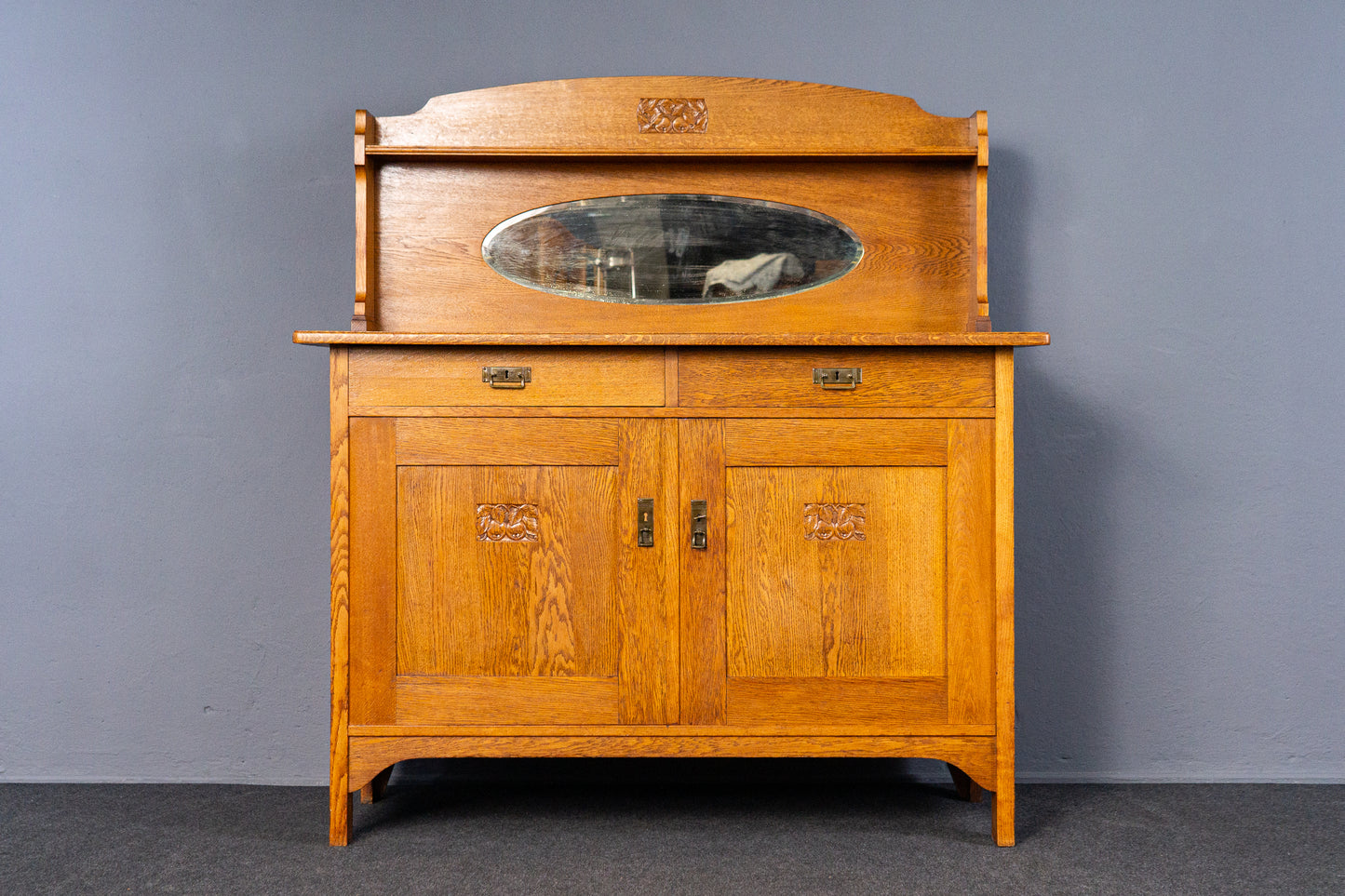 Vintage Sideboard Antik Anrichte Schrank Regal Buffet MÖBLINGER 2501_0605