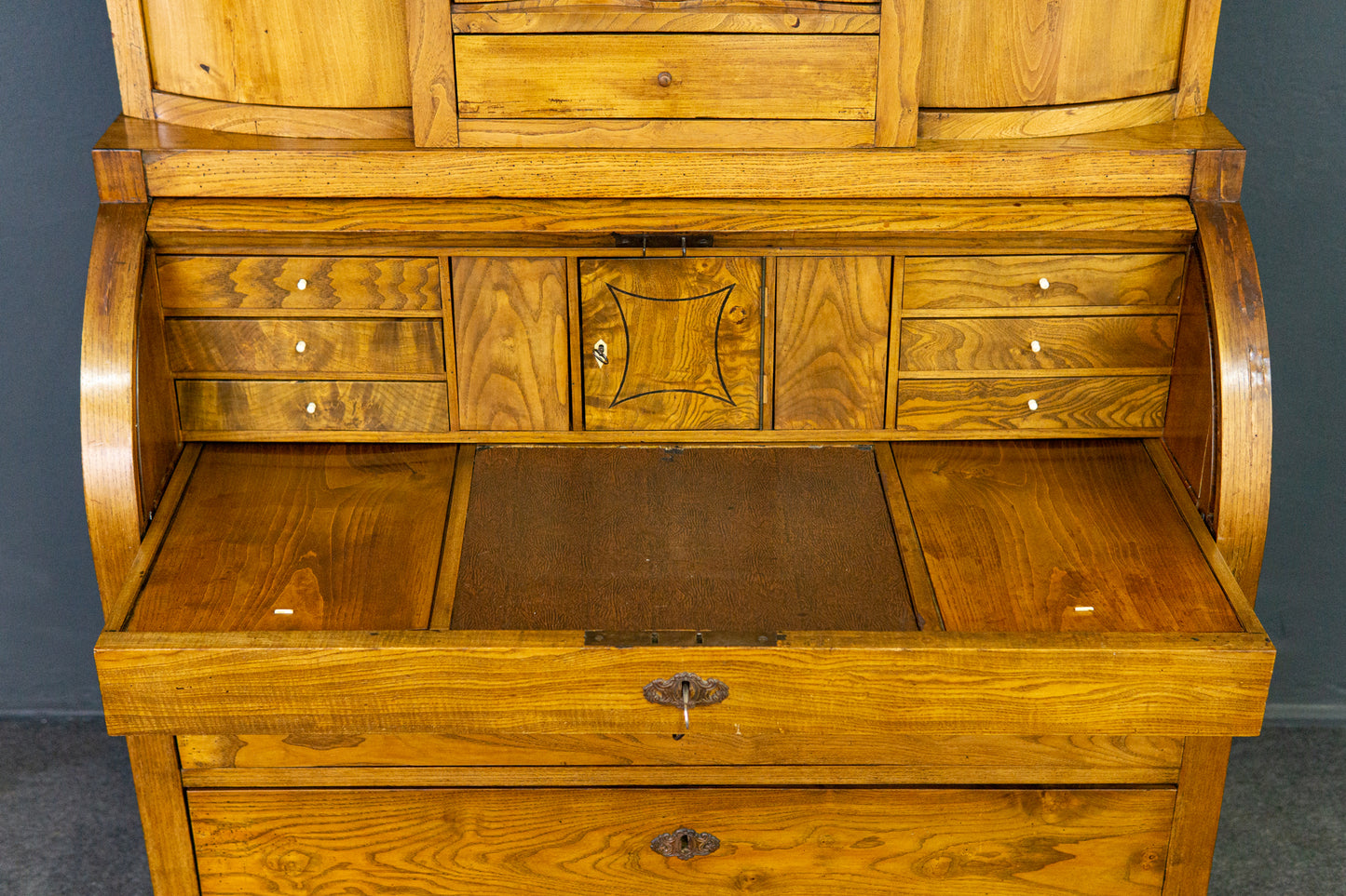 Sekretär Schreibtisch Desk Büro Kommode Alt Antik 2204_0702