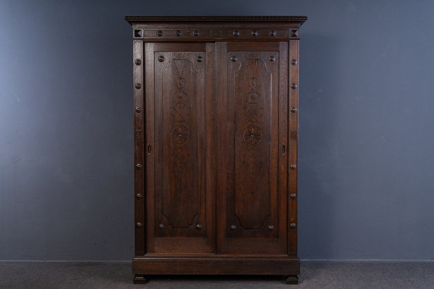 Gründerzeit Garderobe Alt Antik Schrank Regal Kommode 2405_0206