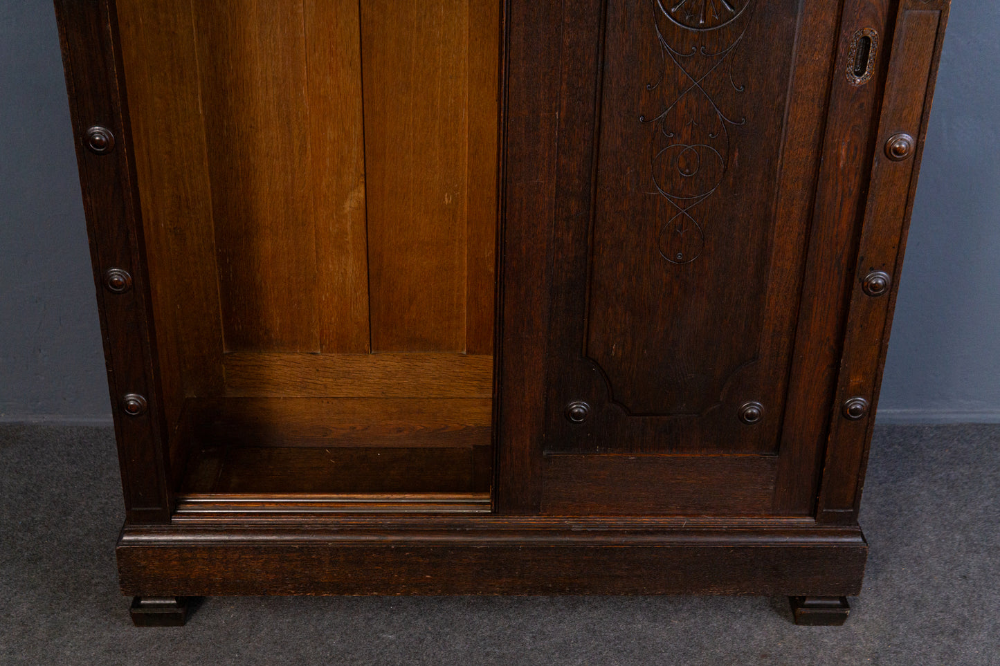 Gründerzeit Garderobe Alt Antik Schrank Regal Kommode 2405_0206