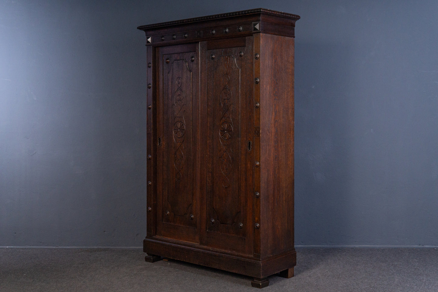 Gründerzeit Garderobe Alt Antik Schrank Regal Kommode 2405_0206