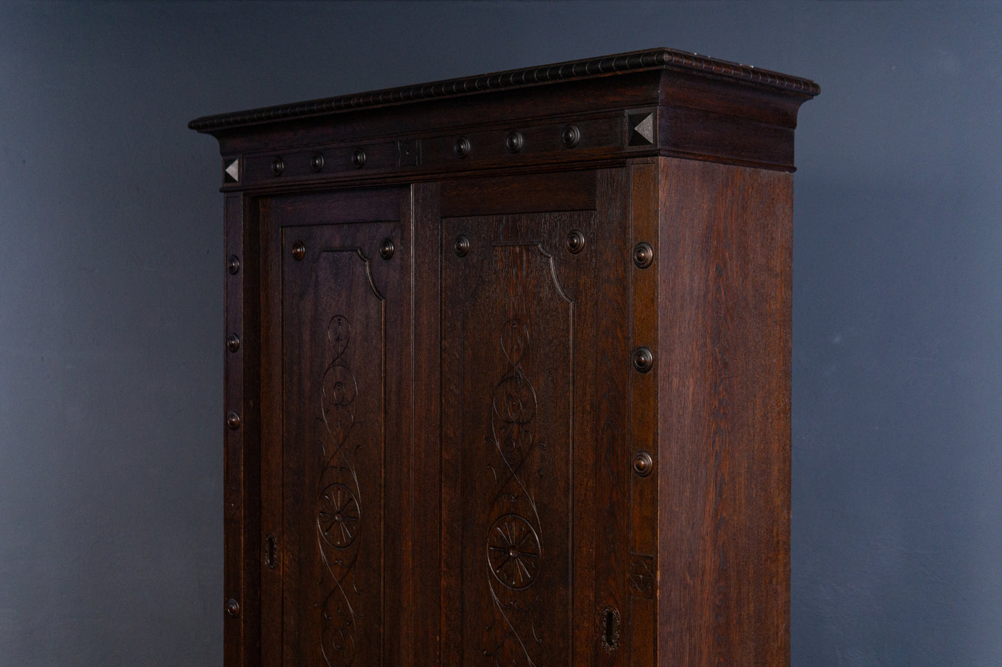 Gründerzeit Garderobe Alt Antik Schrank Regal Kommode 2405_0206