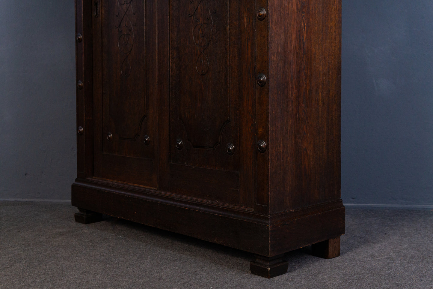 Gründerzeit Garderobe Alt Antik Schrank Regal Kommode 2405_0206