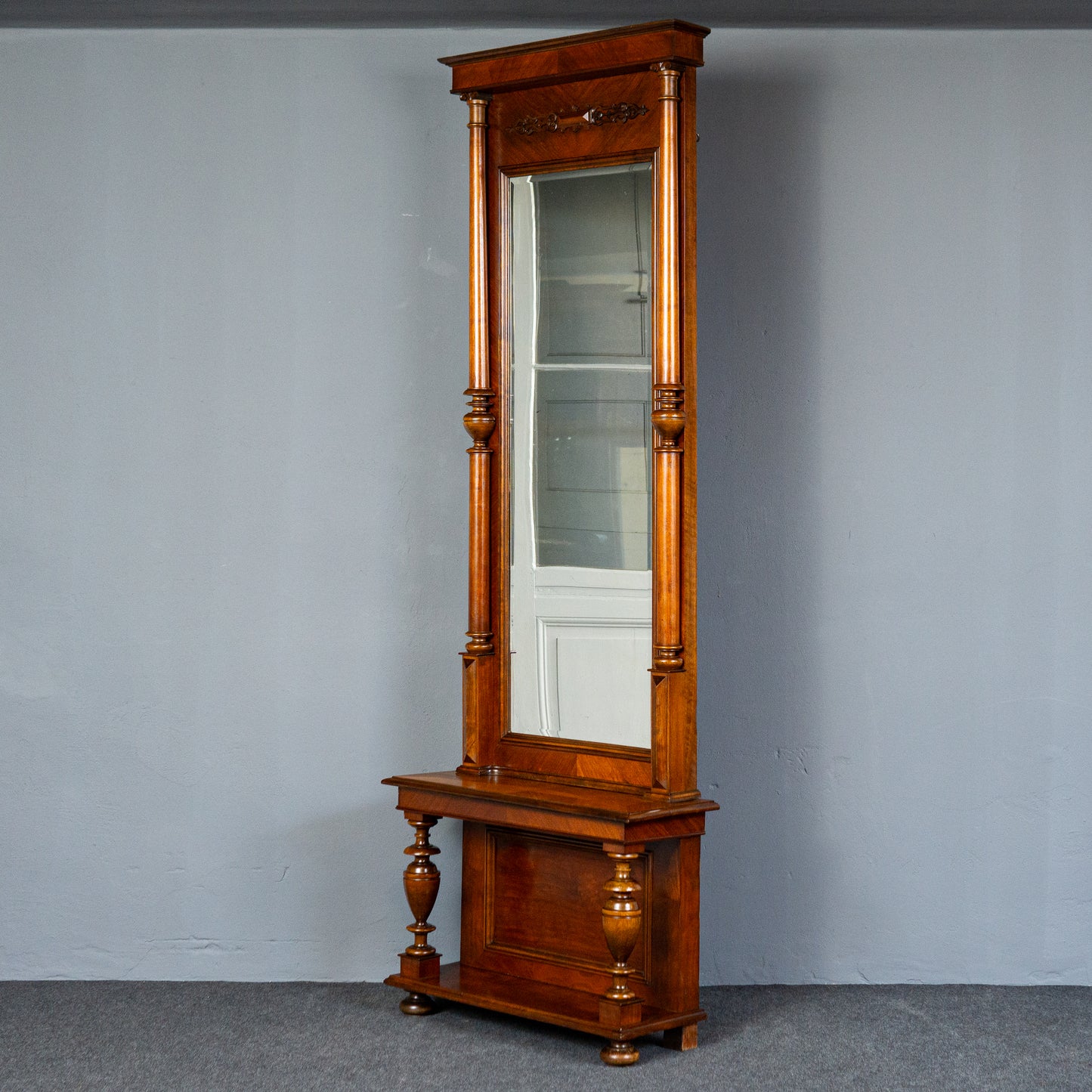 Antik Spiegel Konsole Alt Vintage Flur Schrank Garderobe MÖBLINGER 2501_0804