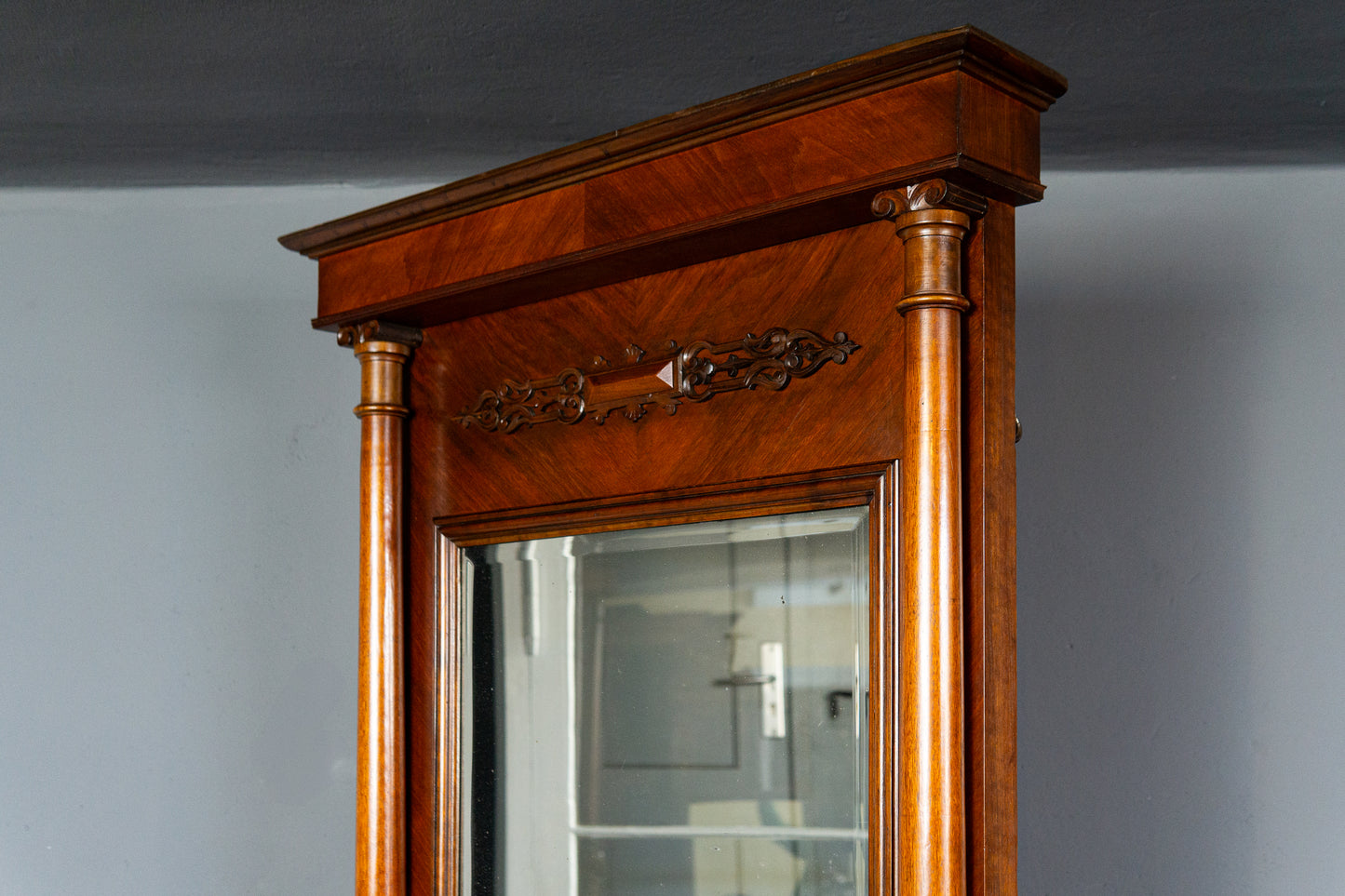 Antik Spiegel Konsole Alt Vintage Flur Schrank Garderobe MÖBLINGER 2501_0804