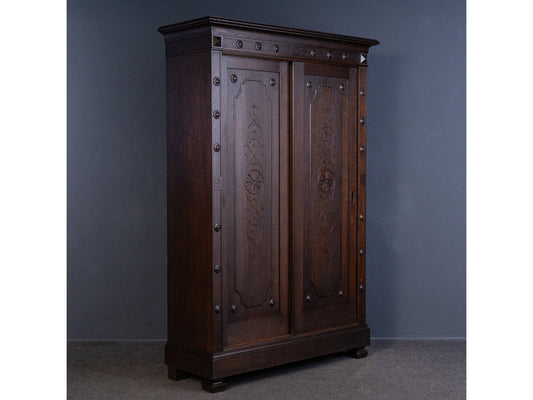 Gründerzeit Garderobe Alt Antik Schrank Regal Kommode 2405_0206