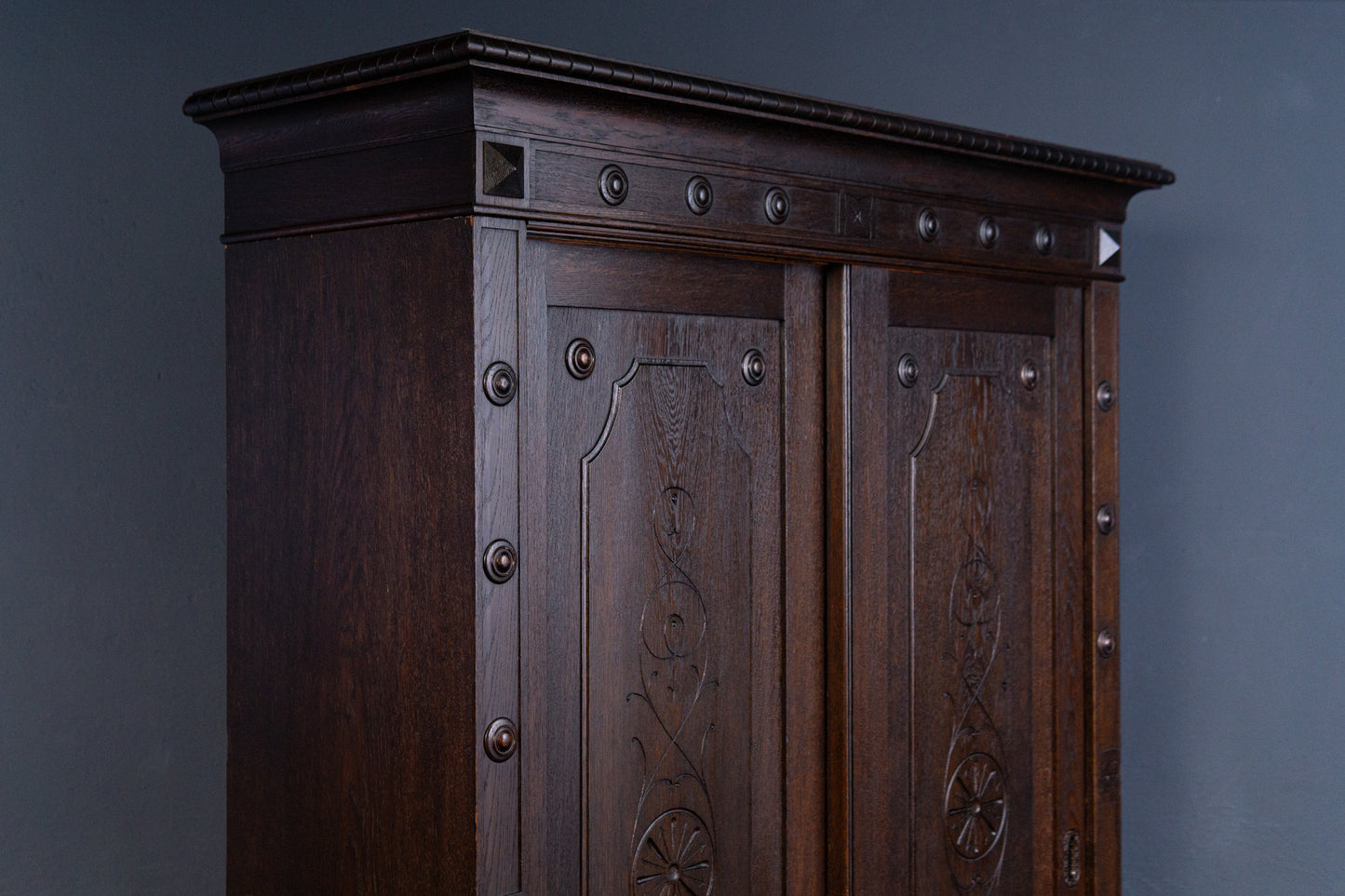 Gründerzeit Garderobe Alt Antik Schrank Regal Kommode 2405_0206