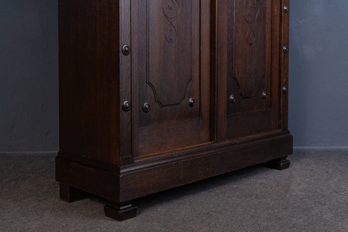 Gründerzeit Garderobe Alt Antik Schrank Regal Kommode 2405_0206