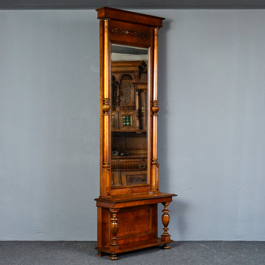 Antik Spiegel Konsole Alt Vintage Flur Schrank Garderobe MÖBLINGER 2501_0804