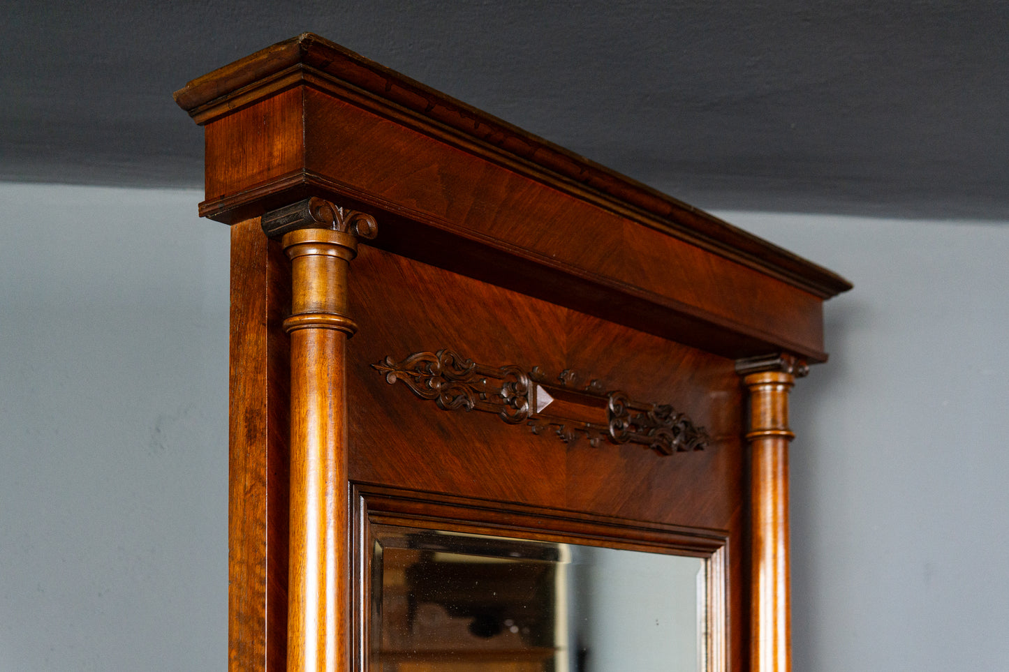 Antik Spiegel Konsole Alt Vintage Flur Schrank Garderobe MÖBLINGER 2501_0804