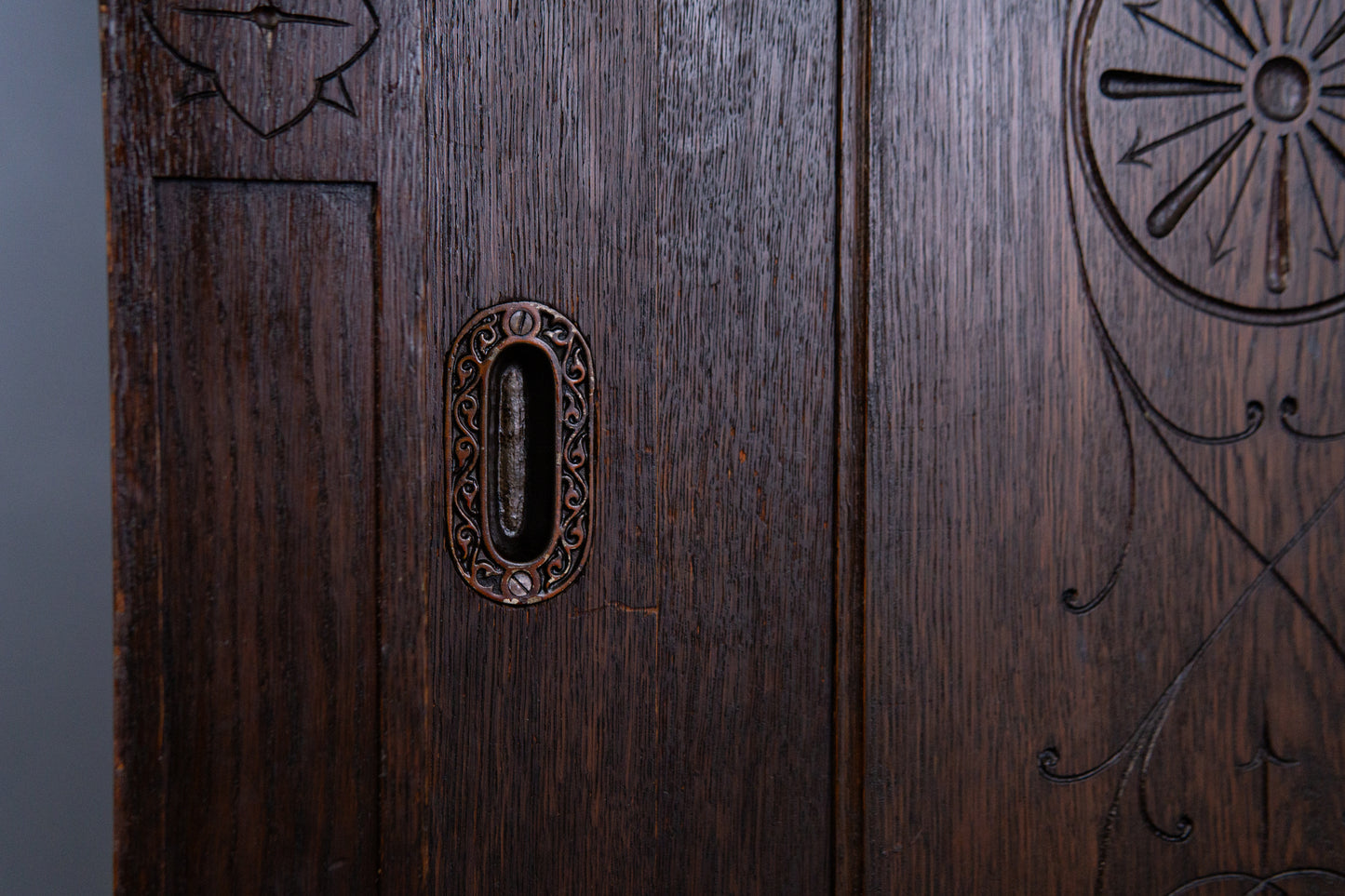 Gründerzeit Garderobe Alt Antik Schrank Regal Kommode 2405_0206