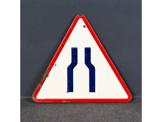 Straßen Schild Blech Vitracier Neuhaus 1967 Vintage Alt 2307_0602