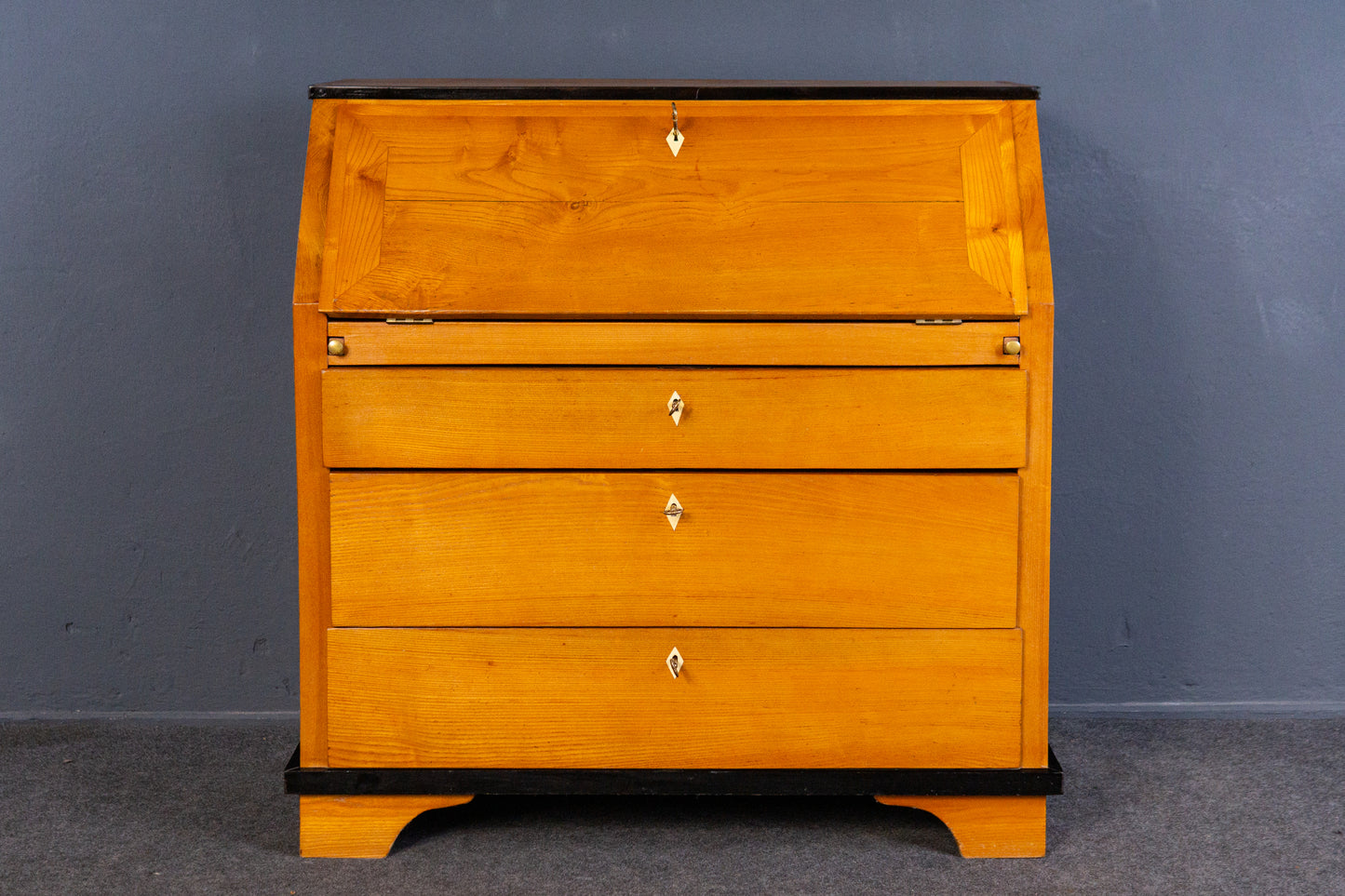 Vintage Sekretär Schreibtisch Kommode Schrank Alt Antik 2405_2307