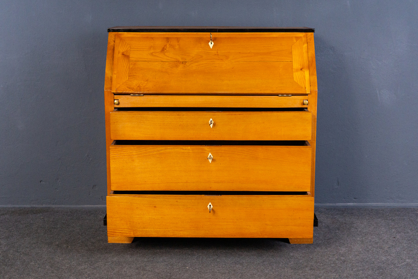 Vintage Sekretär Schreibtisch Kommode Schrank Alt Antik 2405_2307