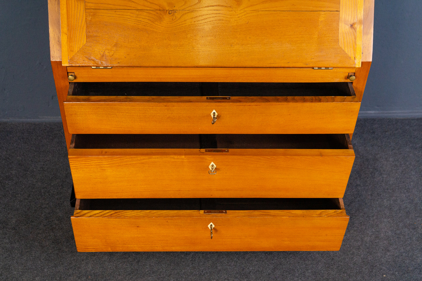 Vintage Sekretär Schreibtisch Kommode Schrank Alt Antik 2405_2307