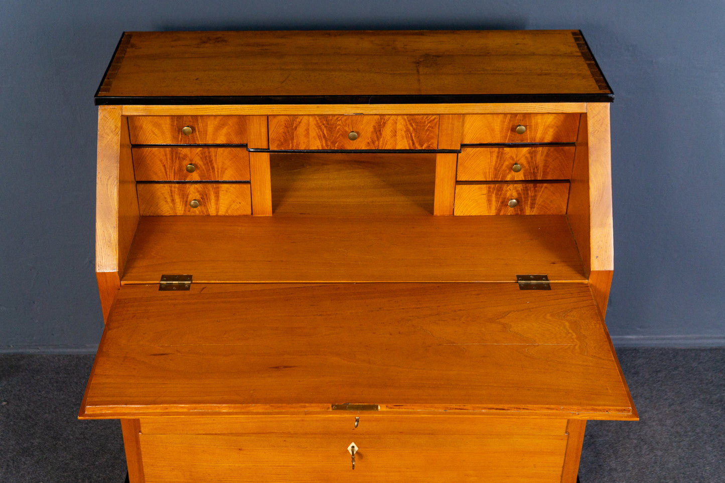 Vintage Sekretär Schreibtisch Kommode Schrank Alt Antik 2405_2307