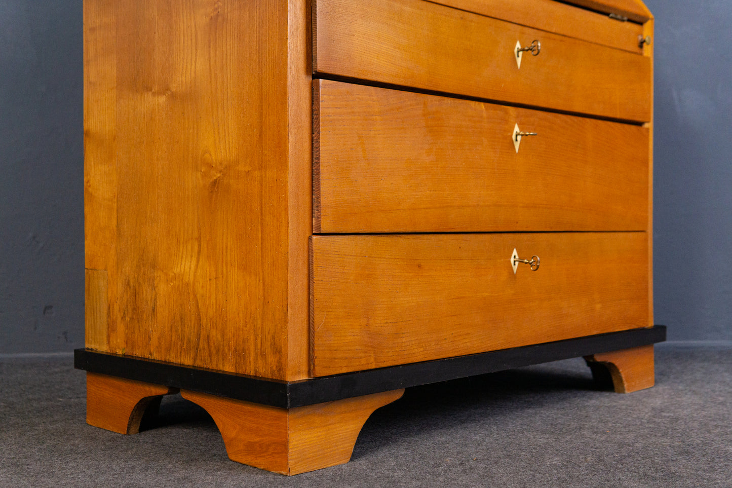 Vintage Sekretär Schreibtisch Kommode Schrank Alt Antik 2405_2307
