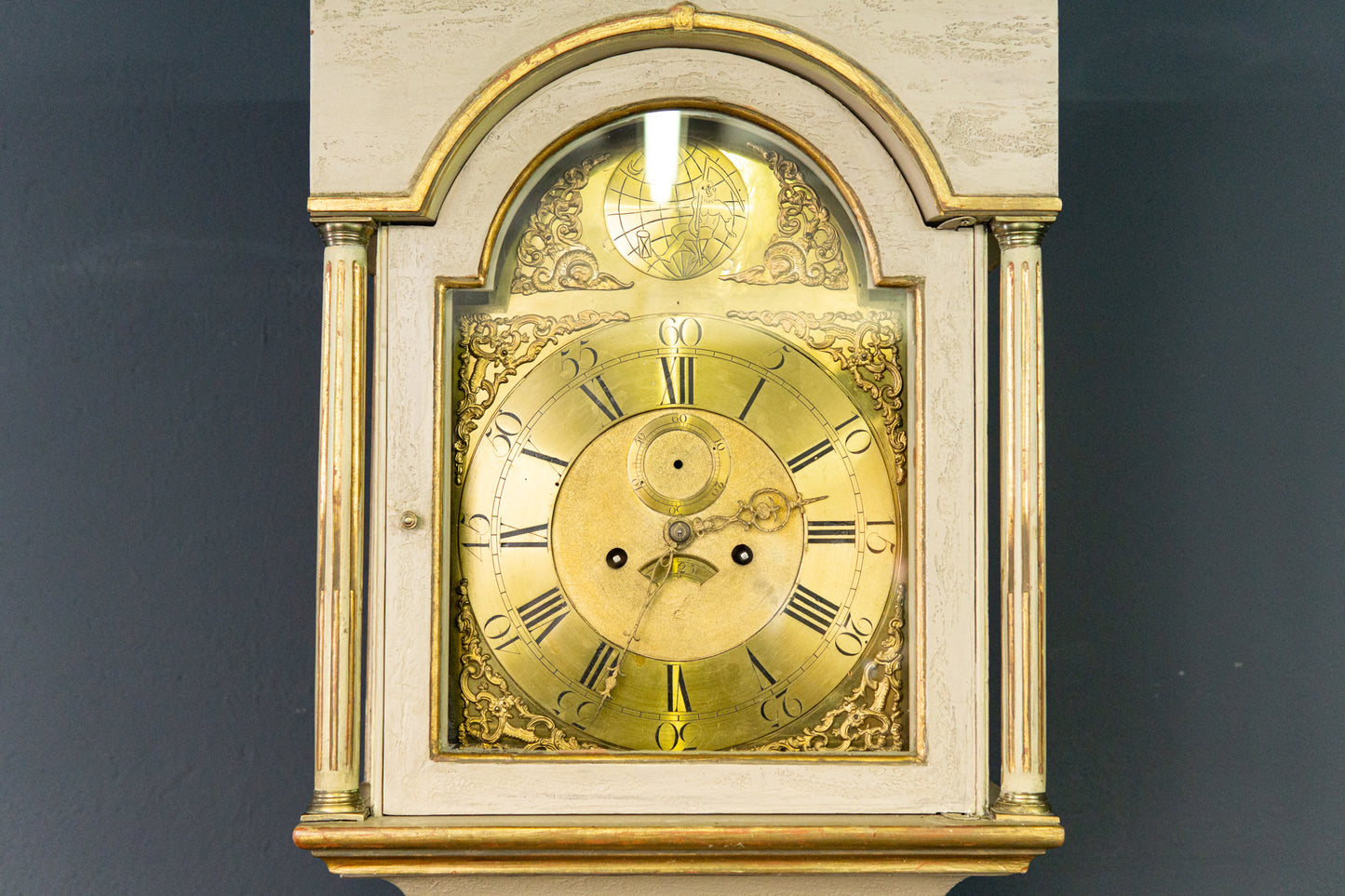 Standuhr Uhr Clock Watch Uhrwerk Dänisch Antik Alt 2204_1105