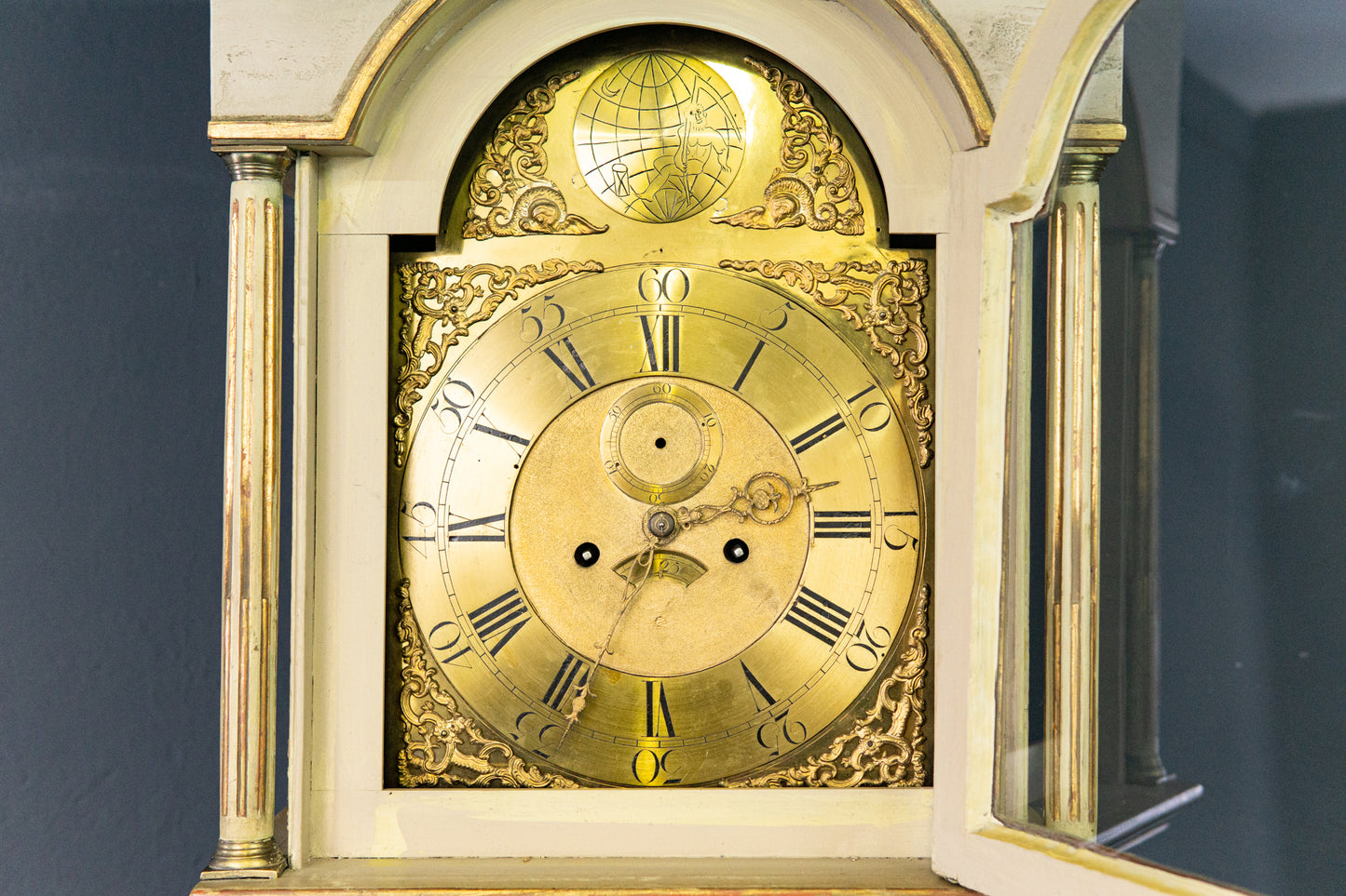 Standuhr Uhr Clock Watch Uhrwerk Dänisch Antik Alt 2204_1105