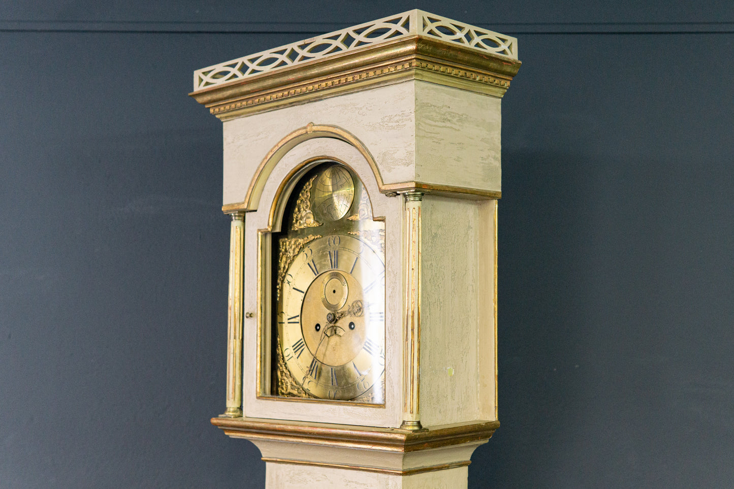 Standuhr Uhr Clock Watch Uhrwerk Dänisch Antik Alt 2204_1105