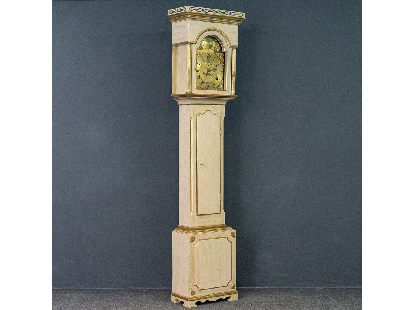 Standuhr Uhr Clock Watch Uhrwerk Dänisch Antik Alt 2204_1105