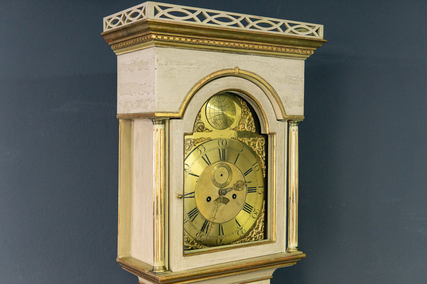 Standuhr Uhr Clock Watch Uhrwerk Dänisch Antik Alt 2204_1105