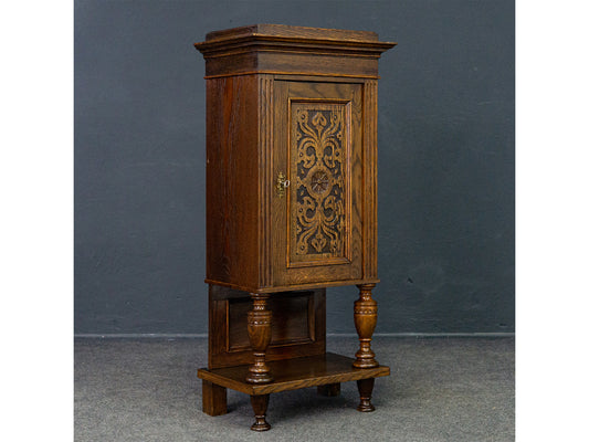 Vertiko Kommode Schrank Schränkchen  Eiche Alt Antik 2204_1107
