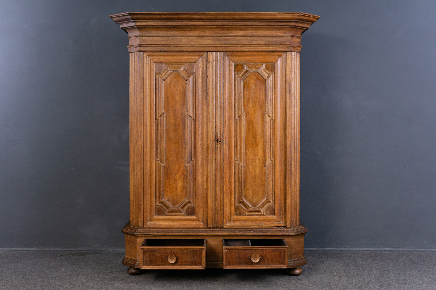 Barock Kleider Schrank Kommode Regal Garderobe Alt Antik 2307_1703