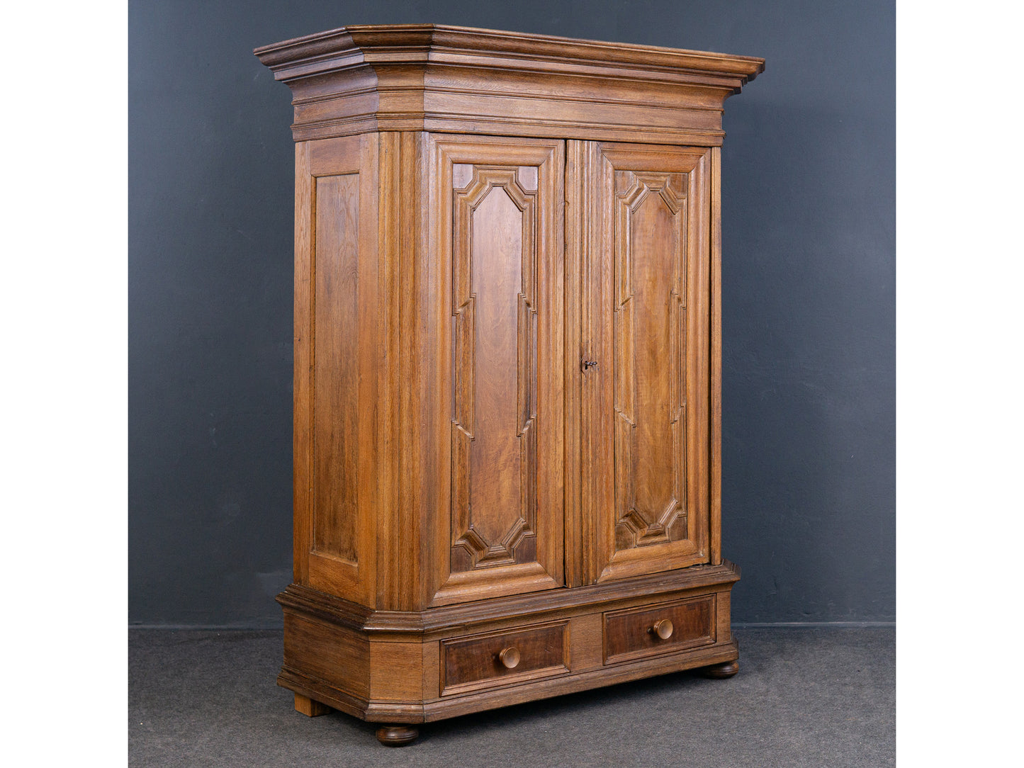 Barock Kleider Schrank Kommode Regal Garderobe Alt Antik 2307_1703