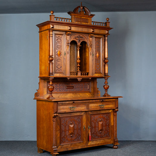 Gründerzeit Antik Buffet Anrichte Schrank Regal Kommode MÖBLINGER 2501_1601