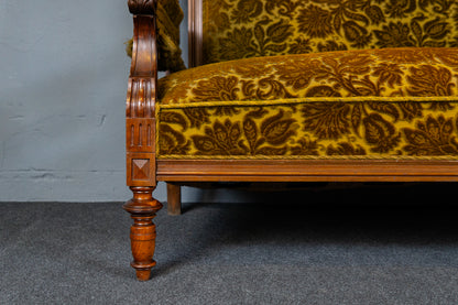 Elegante Gründerzeit Sofagarnitur im Originalzustand, zweite Hälfte des 19.Jahrhunderts - Sessel Sofa Alt Antik MÖBLINGER