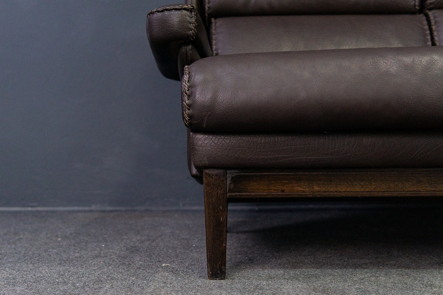 Sofa Couch Leder Lounge Chair Sessel Stuhl  Vintage 2204_1410