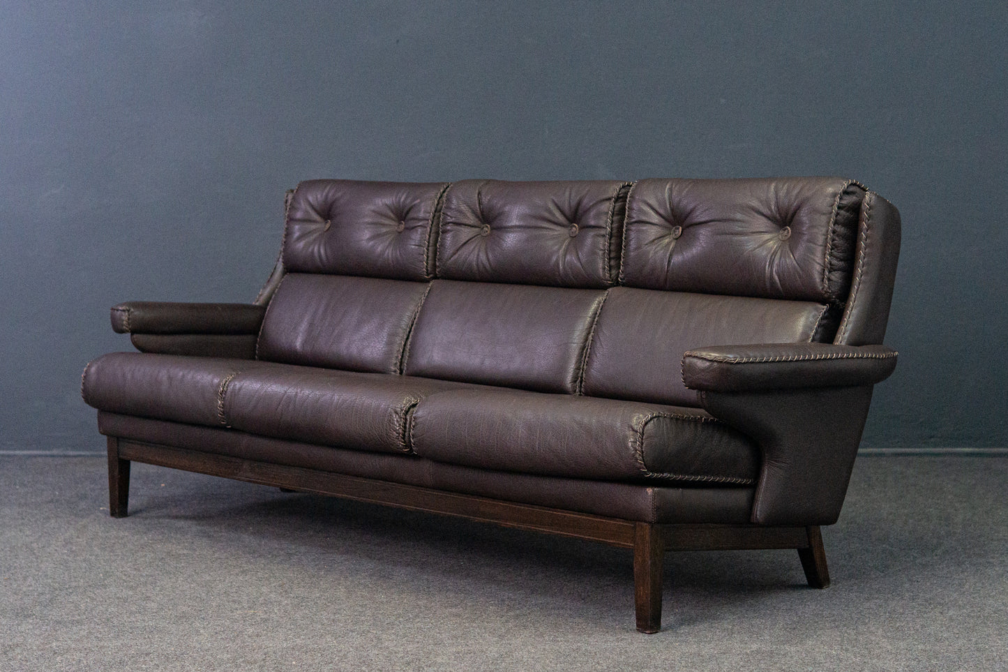 Sofa Couch Leder Lounge Chair Sessel Stuhl  Vintage 2204_1410