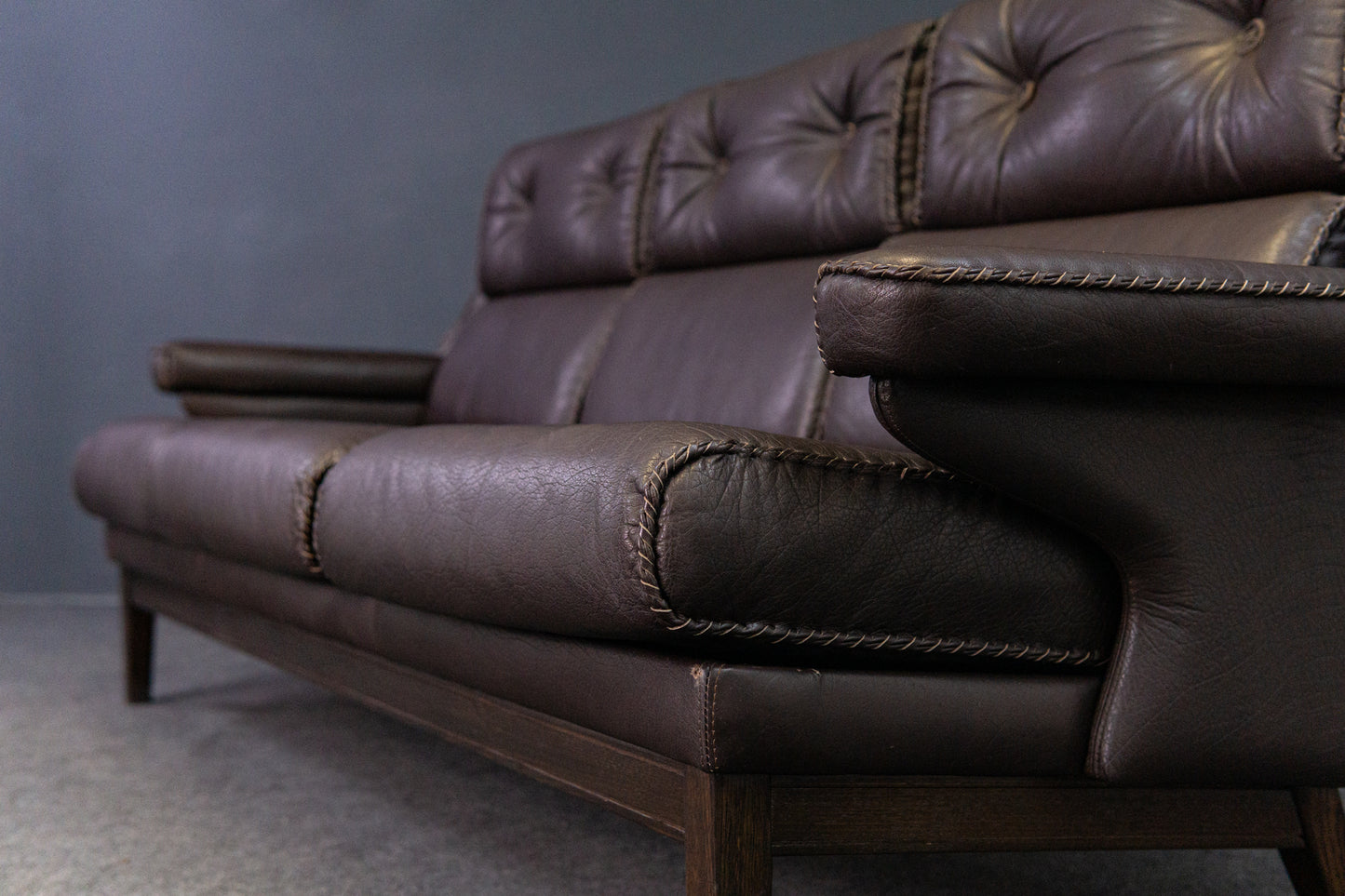 Sofa Couch Leder Lounge Chair Sessel Stuhl  Vintage 2204_1410