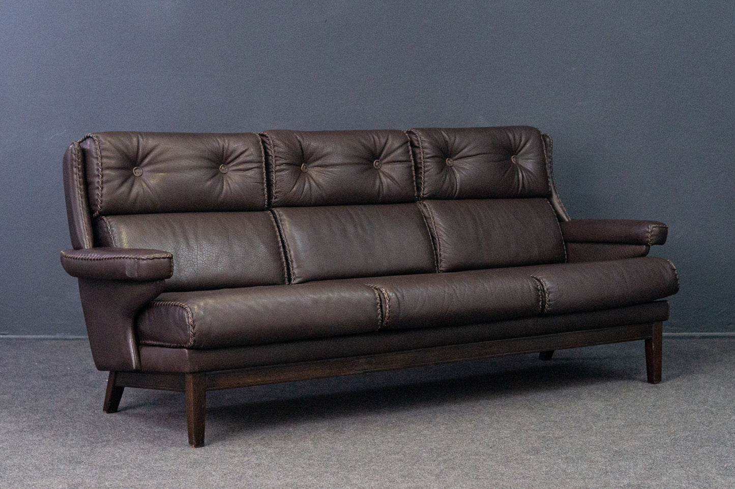 Sofa Couch Leder Lounge Chair Sessel Stuhl  Vintage 2204_1410