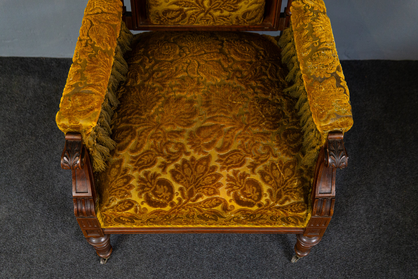 Elegante Gründerzeit Sofagarnitur im Originalzustand, zweite Hälfte des 19.Jahrhunderts - Sessel Sofa Alt Antik MÖBLINGER