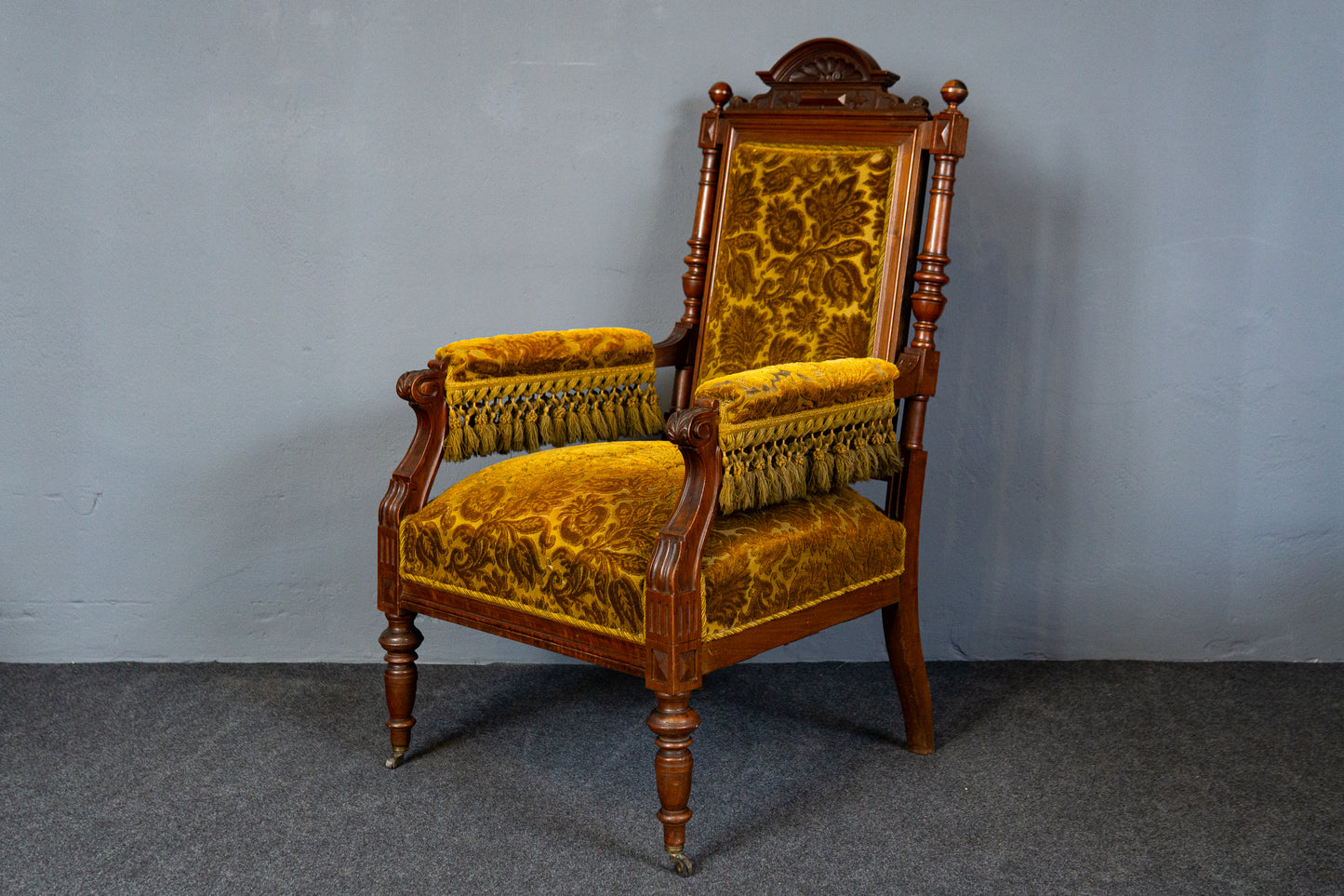 Elegante Gründerzeit Sofagarnitur im Originalzustand, zweite Hälfte des 19.Jahrhunderts - Sessel Sofa Alt Antik MÖBLINGER