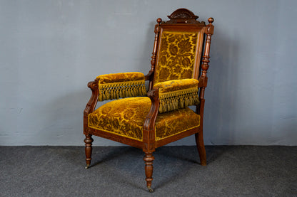 Elegante Gründerzeit Sofagarnitur im Originalzustand, zweite Hälfte des 19.Jahrhunderts - Sessel Sofa Alt Antik MÖBLINGER