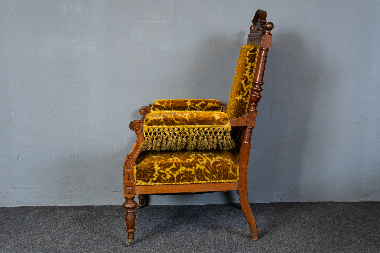 Elegante Gründerzeit Sofagarnitur im Originalzustand, zweite Hälfte des 19.Jahrhunderts - Sessel Sofa Alt Antik MÖBLINGER