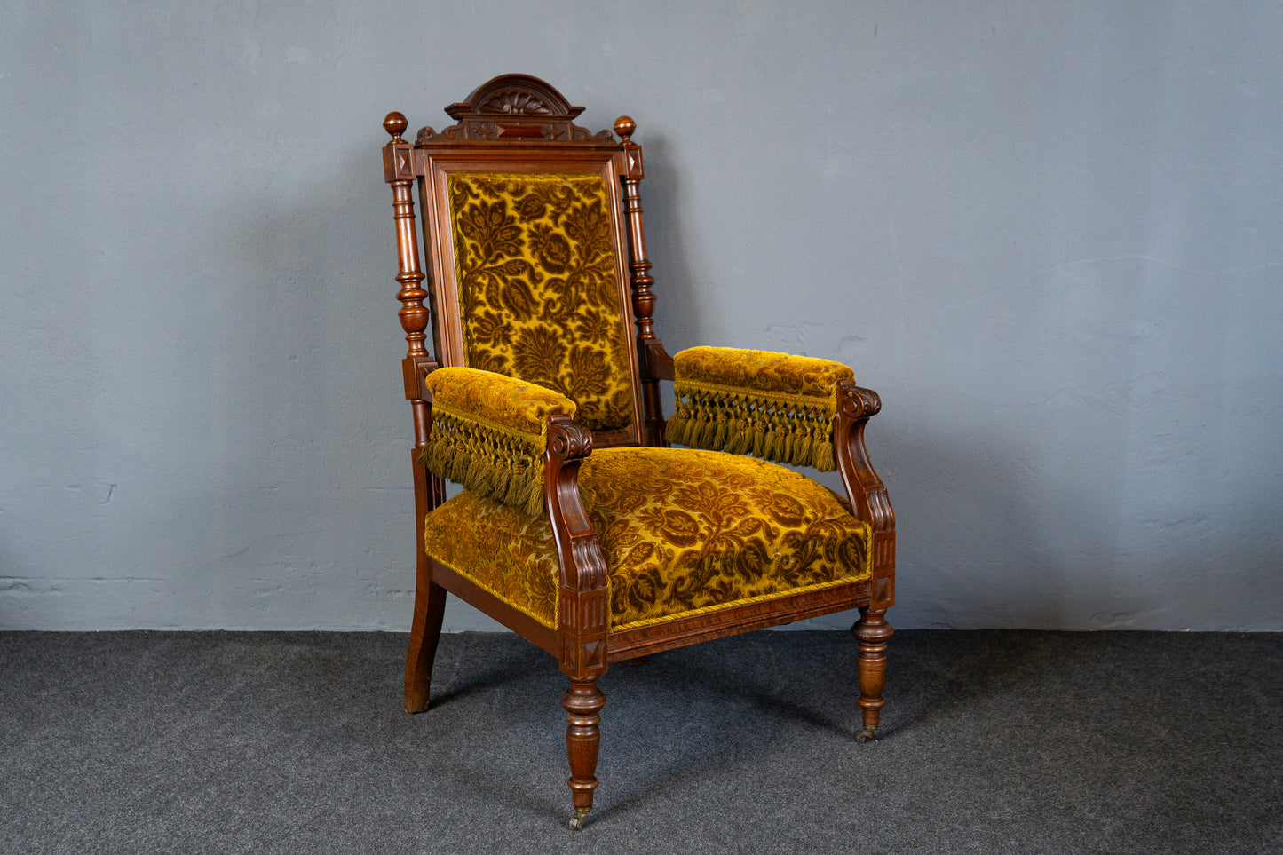 Elegante Gründerzeit Sofagarnitur im Originalzustand, zweite Hälfte des 19.Jahrhunderts - Sessel Sofa Alt Antik MÖBLINGER