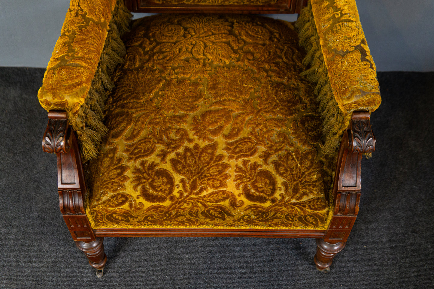 Elegante Gründerzeit Sofagarnitur im Originalzustand, zweite Hälfte des 19.Jahrhunderts - Sessel Sofa Alt Antik MÖBLINGER