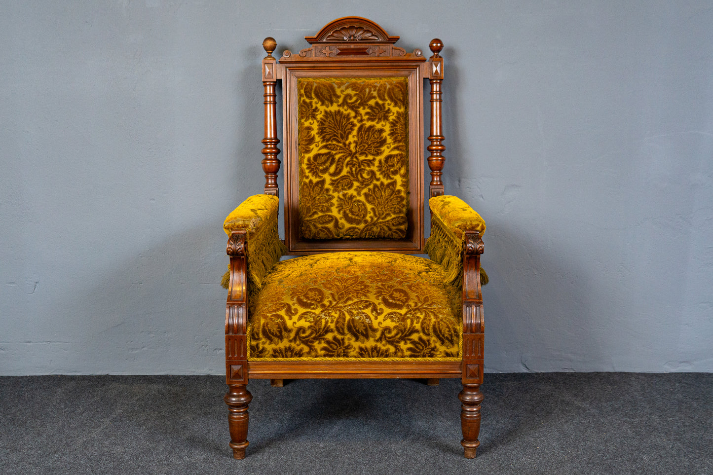 Elegante Gründerzeit Sofagarnitur im Originalzustand, zweite Hälfte des 19.Jahrhunderts - Sessel Sofa Alt Antik MÖBLINGER