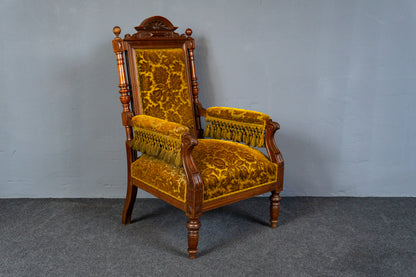 Elegante Gründerzeit Sofagarnitur im Originalzustand, zweite Hälfte des 19.Jahrhunderts - Sessel Sofa Alt Antik MÖBLINGER