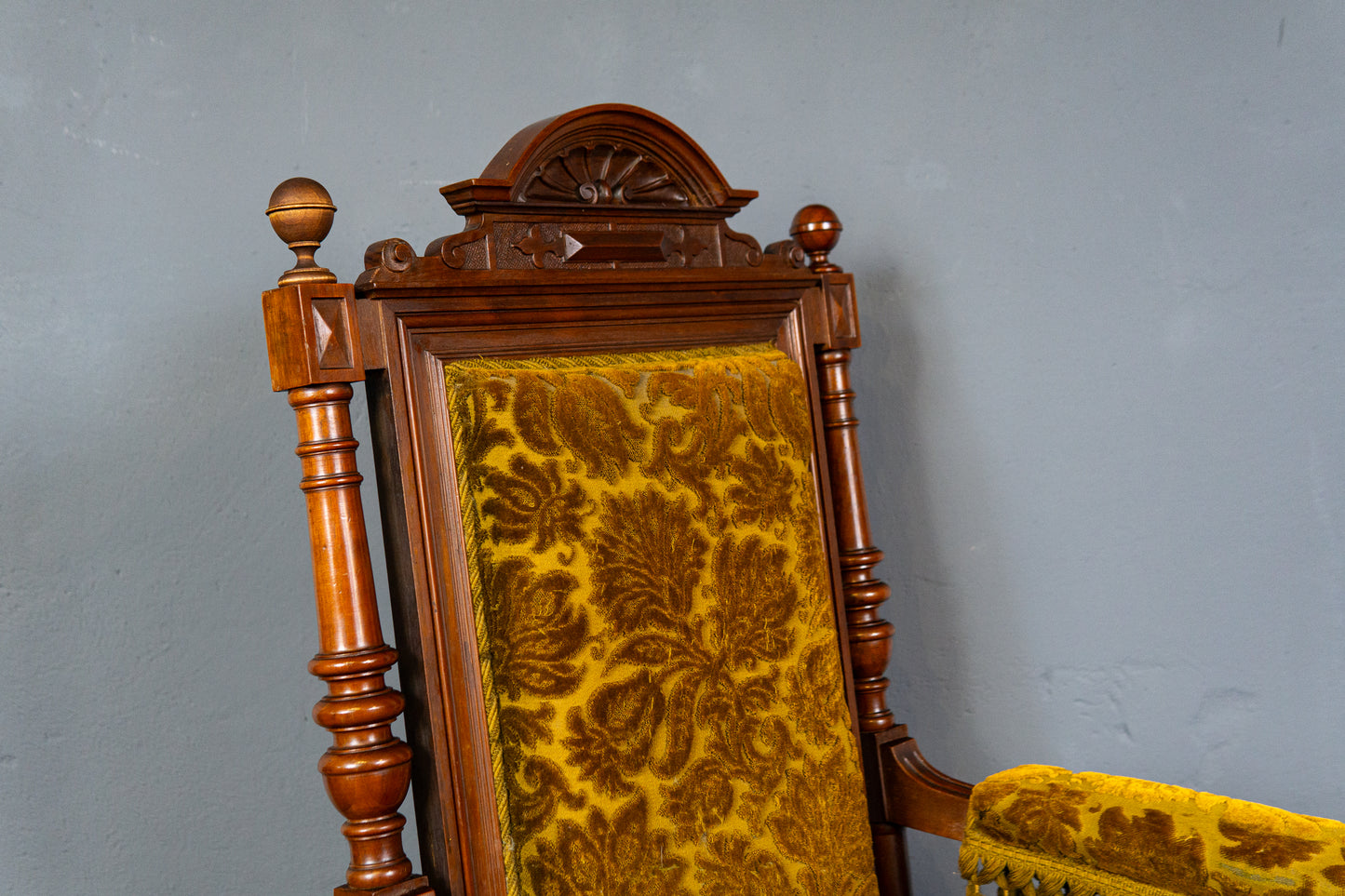 Elegante Gründerzeit Sofagarnitur im Originalzustand, zweite Hälfte des 19.Jahrhunderts - Sessel Sofa Alt Antik MÖBLINGER