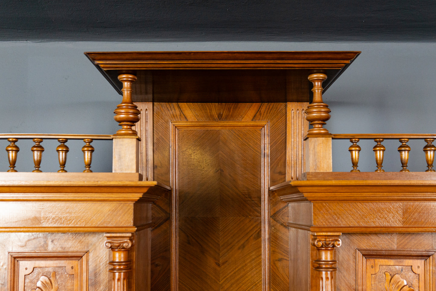 restau. Antik Buffet Anrichte Schrank Regal Alt Kommode MÖBLINGER 2501_1603