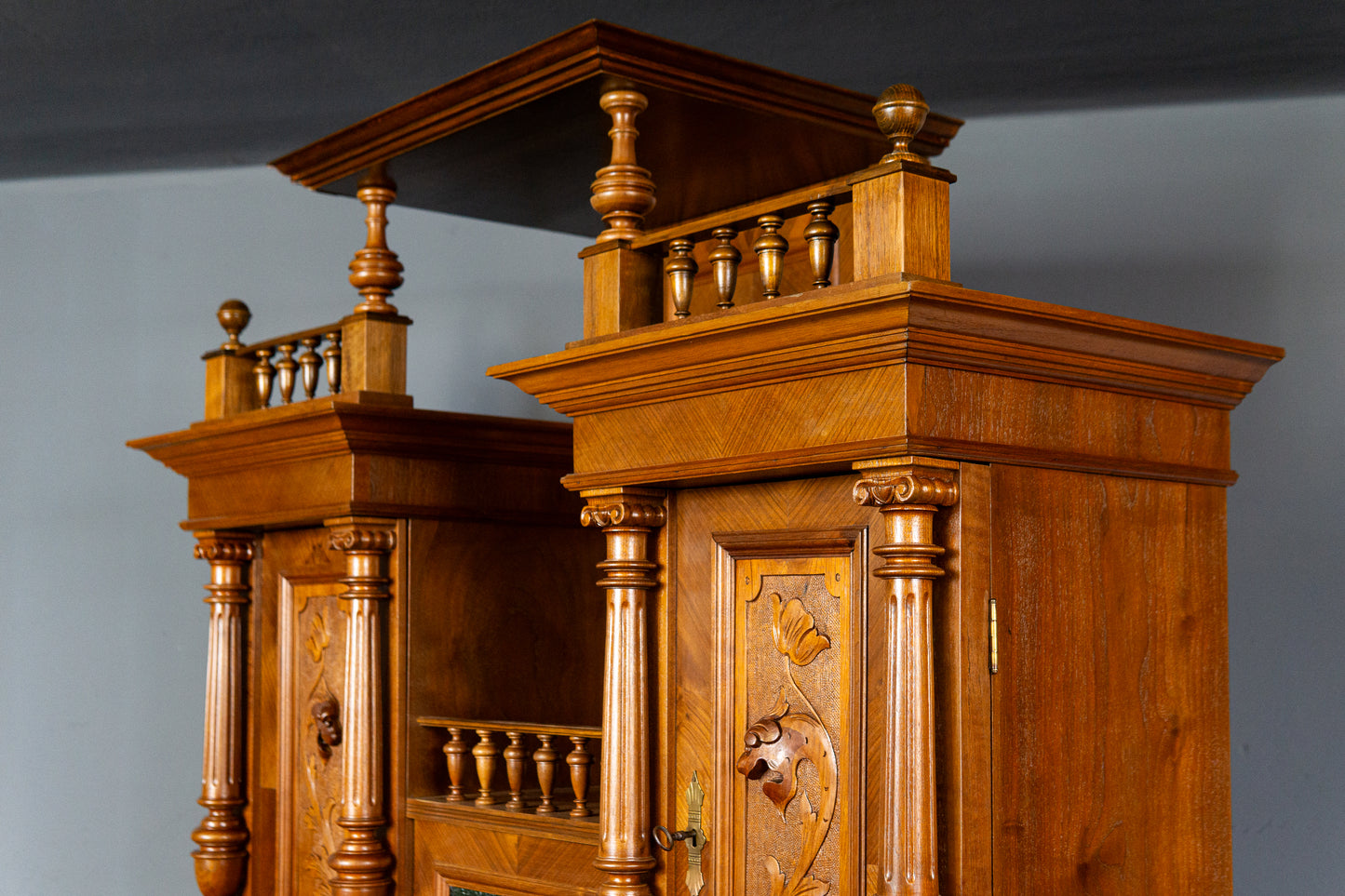 restau. Antik Buffet Anrichte Schrank Regal Alt Kommode MÖBLINGER 2501_1603