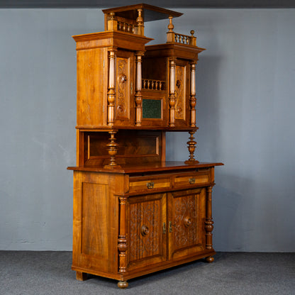 restau. Antik Buffet Anrichte Schrank Regal Alt Kommode MÖBLINGER 2501_1603