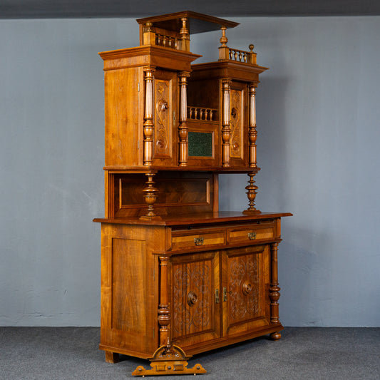 restau. Antik Buffet Anrichte Schrank Regal Alt Kommode MÖBLINGER 2501_1603