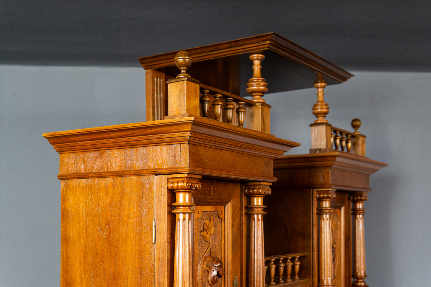 restau. Antik Buffet Anrichte Schrank Regal Alt Kommode MÖBLINGER 2501_1603