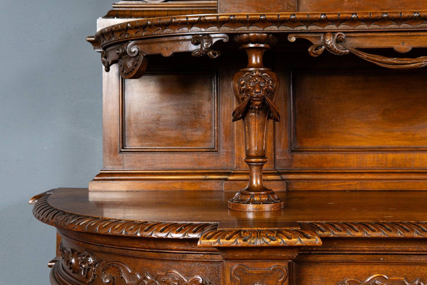 Antik Buffet Anrichte Schrank Regal Vintage Kommode MÖBLINGER 2501_1604